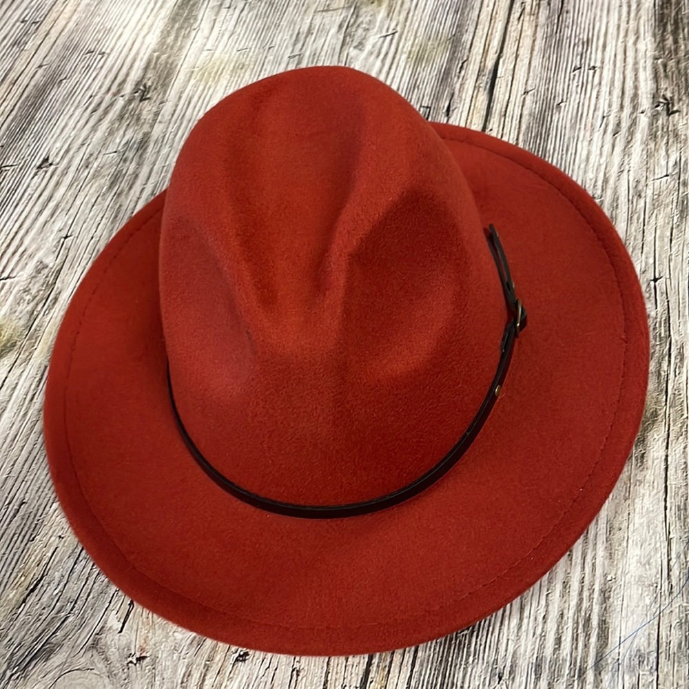 Orange Fedora Great Condition